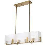 Pelion Brass Bench Pendant Lights Provincial Modern Clear Glass Ceiling Telbix Lighting