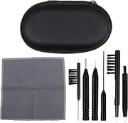 Earbuds Cleaner Brush Kits with Case: 7Pcs Aid Disassembly Cleaning Tool - Multi-Functional Brushes Vent Cleaner Glasses Cleaning Tools for Home Travel