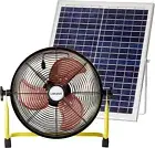 Solar Powered Fan, Battery Operated Outdoor Fan Can Running 5-24 Hours, Solar Fa