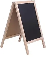 LALAFINA Practical 25 * 40cm Mini Blackboard Easel Double-Sided Mini Chalkboard for Boys and Girls Bar Counter Sign Random