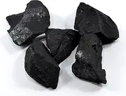 HQRP Shungite Raw Karelian Stones Rough Minerals Watering Stone Natural Crystal Mineral Specimens - 5PCS