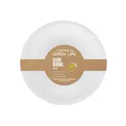 2 x Lemon & Lime ECO Sugarcane Side Bowl White - 12 Pack - 18cm