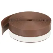 Silicone Seal Strip, 35mm Width x 33FT Length Sealing Foam Tape, Brown