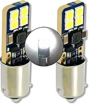 H6W Slim Tiny Flat Small White Sidelight LED Bulbs Set Kit Xenon Canbus BAX9s 2pcs EB6R7