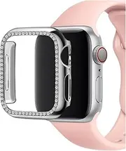 BRRTMTPAOK 10pcs/Protective Case Compatible With Apple Watch Case 44mm 38mm 40mm 42mm Compatible With IWatch Series 6 SE 5 4 3 2 1 watch case(Silver,44mm Series 654 SE)