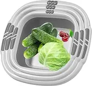 Nixiara Folding Bowl, Portable Bathtub for Face and Daily Use | Portable Bathtub for Washing Clothes Fruits and Foot Soak Camping