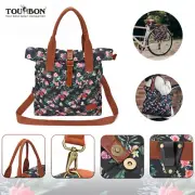 TOURBON Bike Pannier Rear Rack Shoulder Tote Pack Roll Top Bag Women Spring Gift