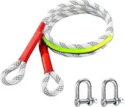 Multiple Sizes Car Outdoor Off-Road Trailer Tow Rope Emergency Rescue Rope Thicker Car Nylon Colour Changing Nylon Pulling Rope(3-3t5m)