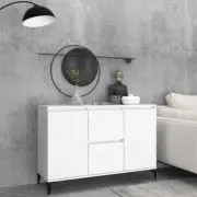 NNEVL Sideboard White 104x35x70 cm Chipboard