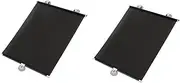 Mellisso 2X Sunshade Roller Blackout Suction Cup Blinds Curtains for Living Kitchen Office Car Window Free-Perforated Curtain A