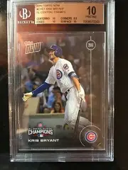 Kris Bryant 2016 Topps Now #CHC-1 -Chicago Cubs BGS 10 MVP WS YEAR RARE PRISTINE