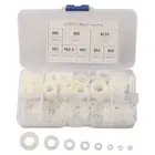 520pcs Nylon Flat Washers Assortment Set 8 Sizes for Home and Industrial Use