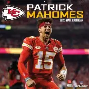 Turner Licensing, NFL Patrick Mahomes 2025 Wall Calendar