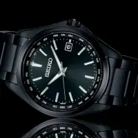 在飛比找momo購物網優惠-【SEIKO 精工】SPIRIT 太陽能鈦金屬電波錶 SBT