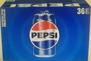 REGULAR PEPSI CANS BEVERAGE, SODA CANS, CAFFEINATED (12 fl. oz, 36 CANS)