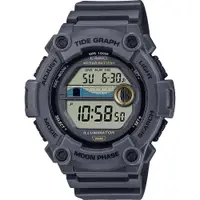 在飛比找蝦皮商城優惠-CASIO 卡西歐 10年電力 水上運動計時手錶-灰 WS-