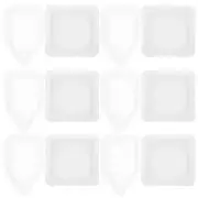 100 Pcs Plastic Laboratory Weighing Boats Weighting Pan Scale Dish