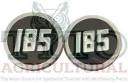 FOR MASSEY FERGUSON 185 TRACTOR SIDE BADGE Emblem