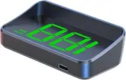 MAEZOE M2 Head Up Display, GPS Speedometer Multi-Segment Alarm Settings, Windshield Speedometer Projector with Speed, Automatic Light Sensing, Plug and Play Suitable for All Cars
