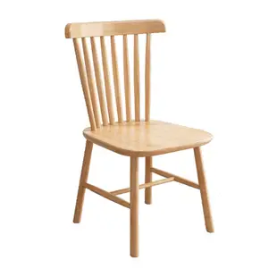【AOTTO】免組裝北歐全實木溫莎椅餐椅-2入(餐椅 休閒椅 化妝椅 椅子)