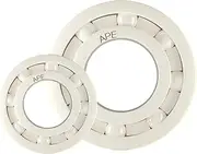 1Pcs Full Ceramic Bearing 6800 6801 6802 6803 6804 6805 6806-2RS ABEC-9 ZrO2 All Zirconia Ceramic Ball(6803-(17X26X5mm),-2RS (Seal))