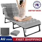 Folding Bed Recliner Bedding Portable Lounge Sun-Beach Chair Camping Bed Outdoor