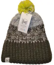 Buff Primaloft Kids Tait Forest Night Knitted Winter Hat with Pom Pom FREE SHIP