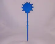 Custom Transformers Blue Planet X Autobot Cyber Planet Key Staff Shattered Glass