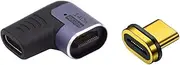 chenyang USB C Right Angled Magnetic Adapter USB4 140W Fast Charging 40Gbps Data 8K60Hz Video Transfer Connector Adapter