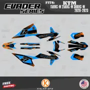 Graphics Kit for KTM 150XC-W 250XC-W 300XC-W 2020 2021 2022 2023 Evader-CyanShif