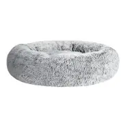 i.Pet Pet Bed Dog Cat 90cm Large Calming Soft Plush Light Charcoal