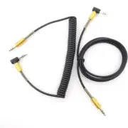 1m Aux Wire 3.5Mm Jack Male Audio spring Speaker Cable Angel Car Headphone 3.5
