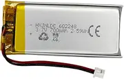 602248 3.7v Battery 700mAh for Sena SMH10 SMH10R SMH10D SMH10-11 SR10 Bluetooth Headset Battery Replacement fits Motorcycles Bluetooth Headset Intercom Built-in Battery