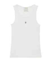 Givenchy 4G Plaque Extra Slim Fit Tank Top S,L,M white