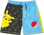 [Pokémon] Swim Shorts Boys Pikachu Swimming Pants Trunks Kids & Teens