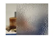 Clear Rippled Frequency Static Cling Window Film, 36" Wide x 82 ft