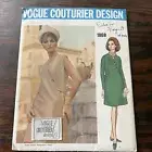 Vintage 60’s VOGUE Couturier Sewing Pattern One Piece Dress Forquet #1968 14/36b