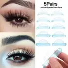 5Pairs Applicator Tools Silicone Eyelash Perm Pads for Women