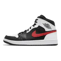 在飛比找蝦皮商城優惠-Nike Air Jordan 1 Mid 黑 紅 白 喬丹