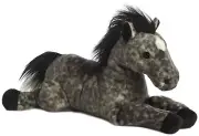 Aurora - Medium Gray Flopsie - 12" Jack - Adorable Stuffed Animal