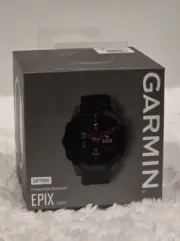 ***Garmin Epix (Gen 2) Sapphire 47mm SmartWatch - Black Titanium with Black Band