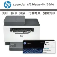 在飛比找momo購物網優惠-【HP 惠普】LJ Pro MFP M236sdw 雷射複合