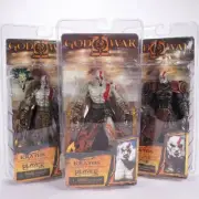 Neca God of War Kratos Golden Fleece Armor Medusa Head 7" Game Action Figure Toy