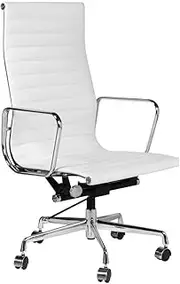 Eames Replica Management Office Chair - High Back - White