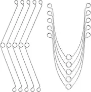 10 PCS Spring Clips for Recessed Light Fixtures, Metal Recessed Light Spring Clips Recessed Lighting Trims, Stainless Steel Torsion Spring Clips Grille Spring Clip for Bathroom Fan Ceiling Exhaust Fan