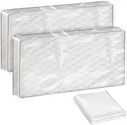 Pack of 2 Mattress Covers 120 x 240 cm, Protective Cover Made of Plastic, Waterproof and Reusable Mattress Storage Bag, Durable, Dustproof Mattress Protective Cover for Moving, Storage, Transport