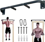 Fitarc Heavy Duty Wall Mount Pull Up Bar, Joist Mount Chin Up Bar for Doorway, Steel Construction, Home Gym Equipment