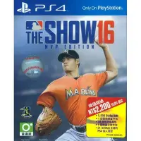 在飛比找Yahoo!奇摩拍賣優惠-PS4 MLB THE SHOW 16 MVP版 英文亞版 