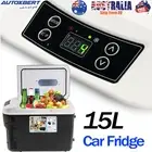 15L 12/24V Centre Console Fridge Freezer Portable Travel Camping Home Cooler.