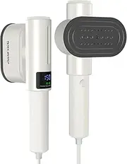 [Enjoy Myself] Garment Steamer for Clothes with Swivel Soleplate, Portable Handheld Steam Iron for Travel and Home, Mini Hand Held Foldable Wrinkle Remover